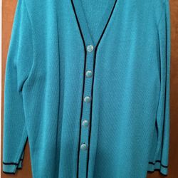 2 Pc. Suit, Sweater Jacket and Top, XL.