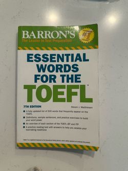 Essential Words for the TOEFL