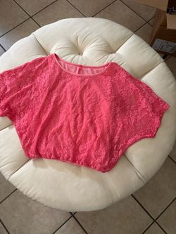 Pink Lace Top