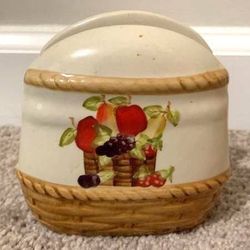 Vintage Alco Farmhouse Porcelain Napkin Holder Home Decoration Accent