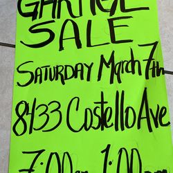 Garage state sale