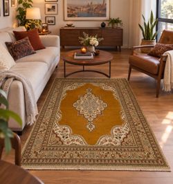 Authentic Persian Handmade Tabriz Area Rug