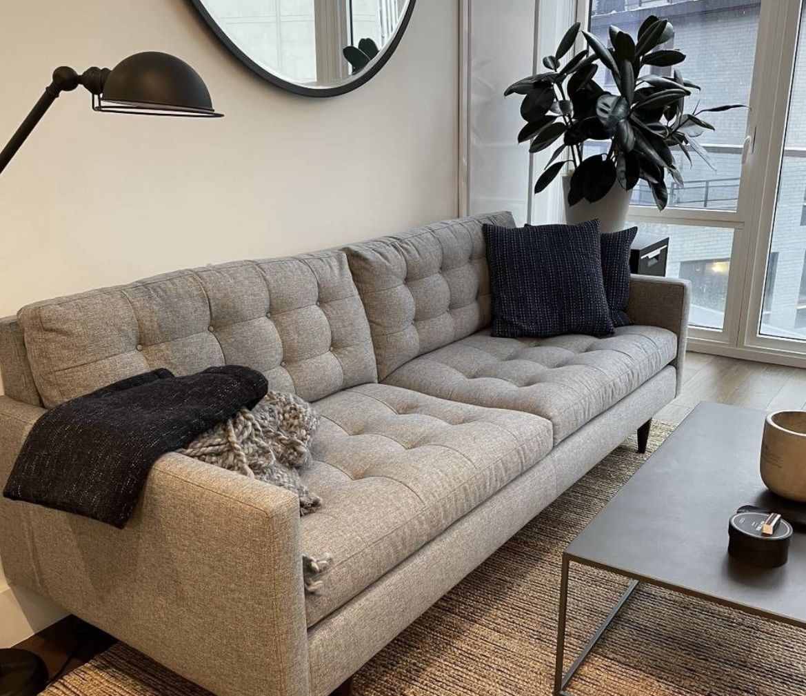 Crate & Barrel Petrie Sofa / Delivery Available