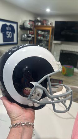 Los Angeles Rams full size navy n white Helmet