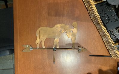 Copper Weathervane Top- Horse