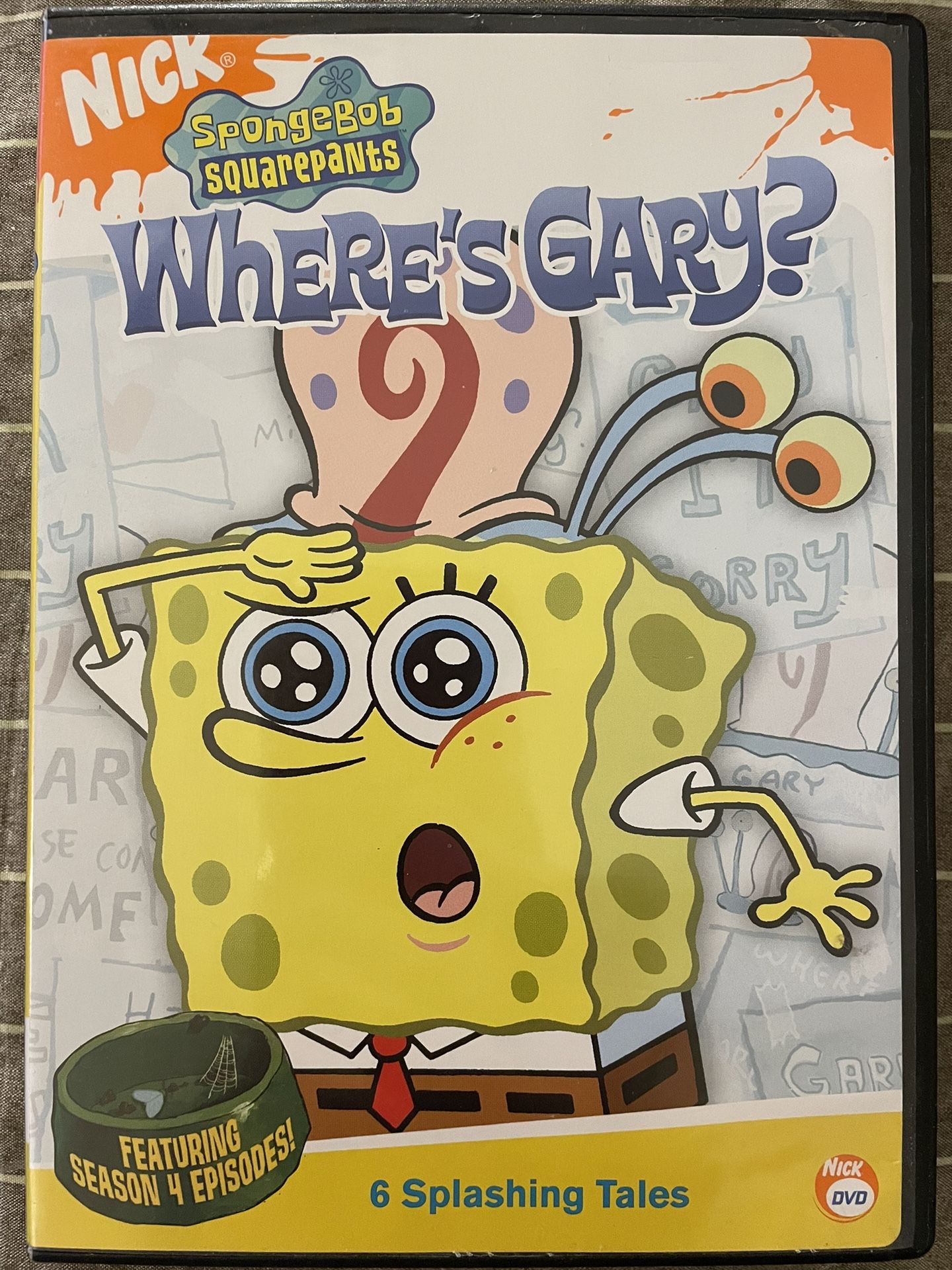 SPONGEBOB SQUAREPANTS: WHERE’S GARY? (DVD)