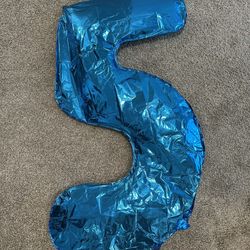 Mylar Balloon 5-yrs Old 