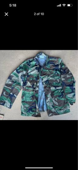 Vintage U.S. Military Woodland Camo Clothing Lot – 7 Pieces