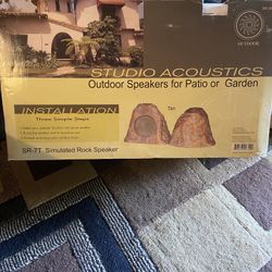 Studio Acoustics Simulated Rock Speakers. Nib Still Sealed 