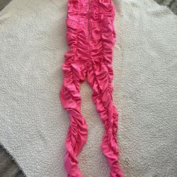 Hot Pink Romper
