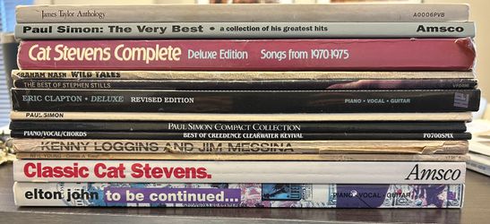 13 Piano Songbooks Classic Rock Guitar