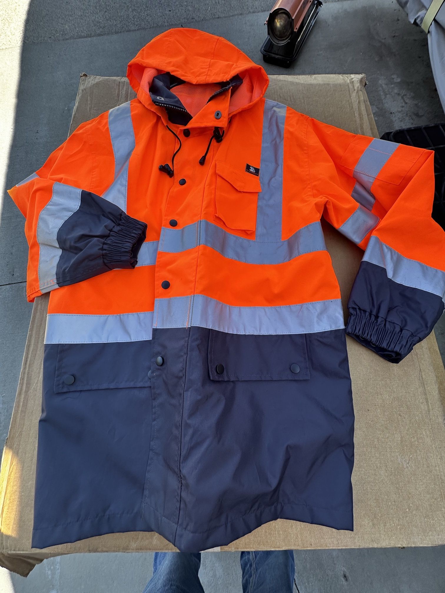 New Rain Coat. Hi-Viz