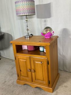 Multi-Purpose Solid Wood Cabinet * TV Stand * Microwave Stand * End Table * Nightstand