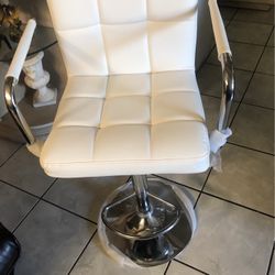 NEW Stools With Armrests Black Or White