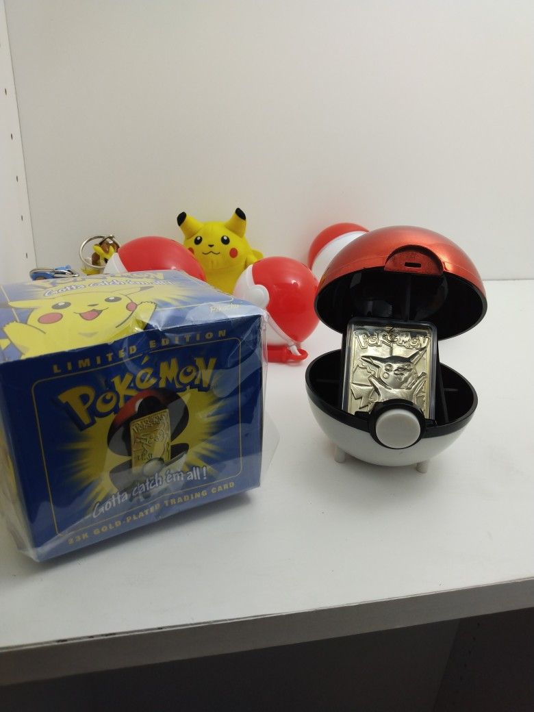 Pikachu #25 23K Gold Pokemon Card Sealed 