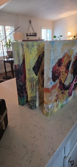 Puppy love canvas