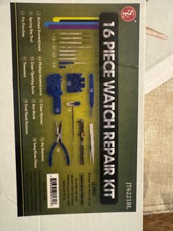 16 Piece Watch Repair Kit new never used
