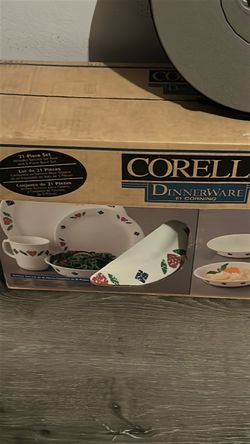Corelle by Corning 21-Piece Dinnerware Set