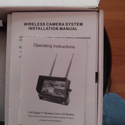 Wireless Vehicle Camera System NEW