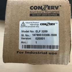 NEW CONZERV ELF 3259 DIGITAL POWER METER 3200 SERIES 80 To 500V Lin 50mA To 6A