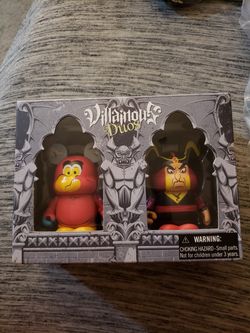 Disney's Jafar and Iago from Aladdin Vinylmation