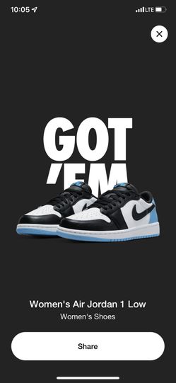 Jordan Retro 1 Low “powder Blue “ 2022