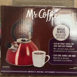 Mr Coffee Whistling Tea Kettle