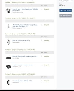 Professional Lighting equipment