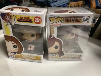 Pop Funko My Hero Ochaco #251 & Fairy Tail Ezra Scarlet #1046