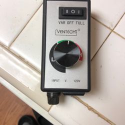 Fan Speed Controller 120V 1500W 15A - Variable Electronic Control