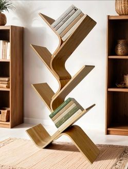Imbler bamboo artistic bookshelf