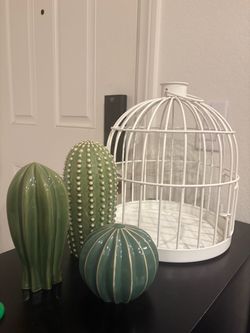 IKEA Green Tabletop Decor Set – 4 Pieces 🌿