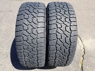 Two P265/70R17 Falken Wildpeak AT4W All Terrain 4ply Standard Load 17" 4x4 Tires