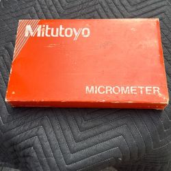 Mitutoyo 0-6” Micrometer New 