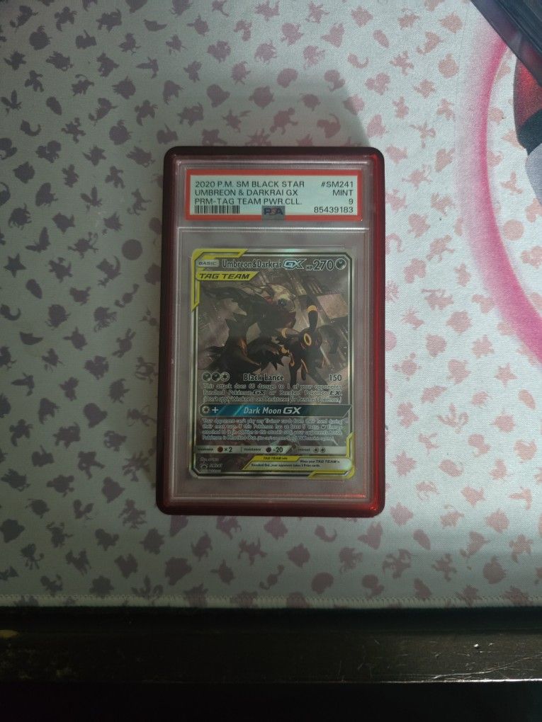 Umbreon & Darkrai Tag Team Psa 9