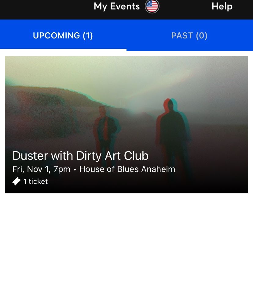 1x Duster with Dirty Art Club General Admission Ticket