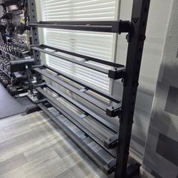 Vulcan  Mass Storage Gym Rack  w/ 5× Dumbbell Shelves  70" Version.  READ BELOW.  DR0P0FF AVAIL.  