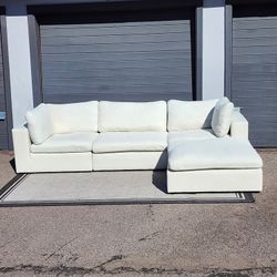 Cream Modular Sectional Couch