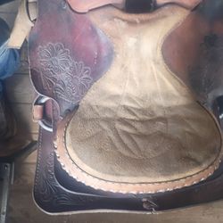 Vintage western horse saddle