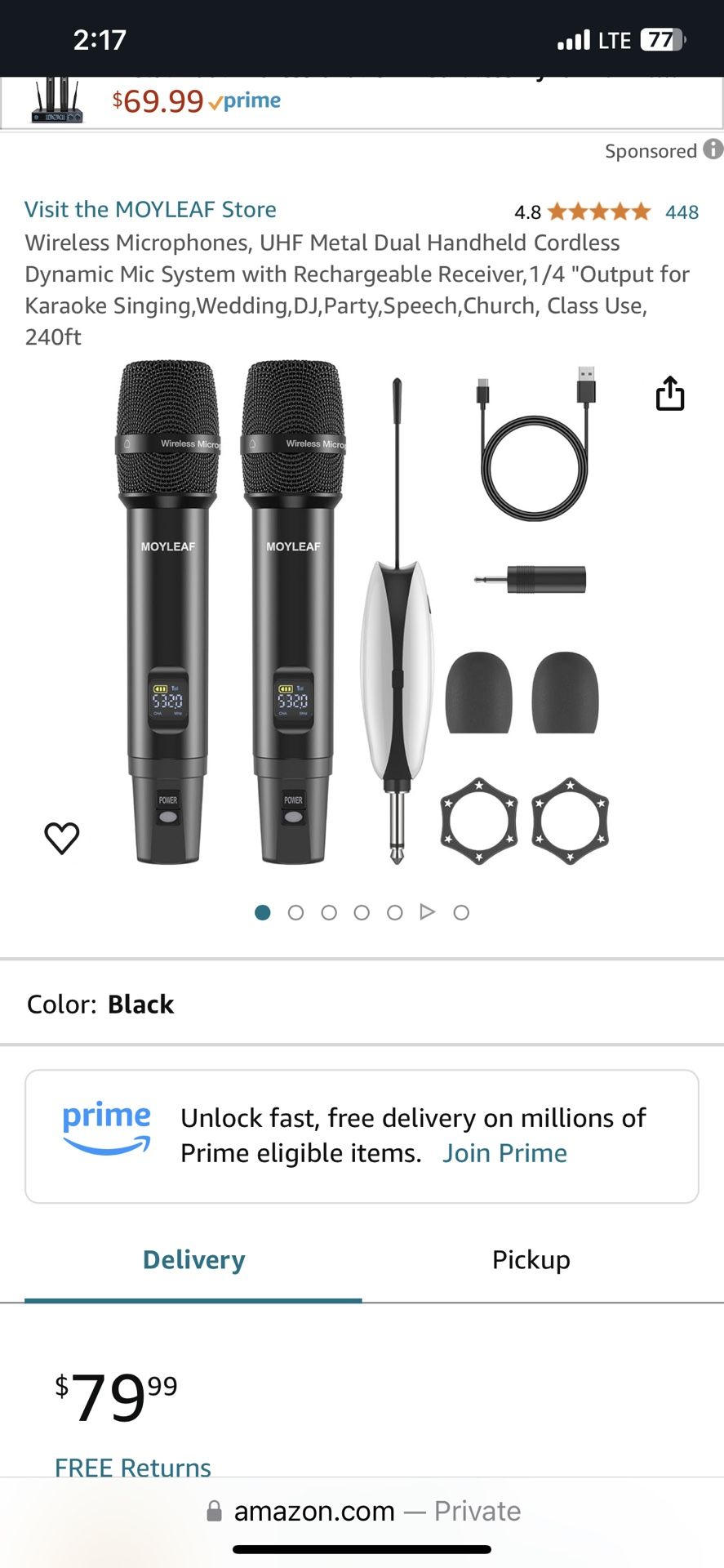 wireless 2 microphone