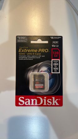 SanDisk Extreme PRO SDXC UHS-II 128 GB