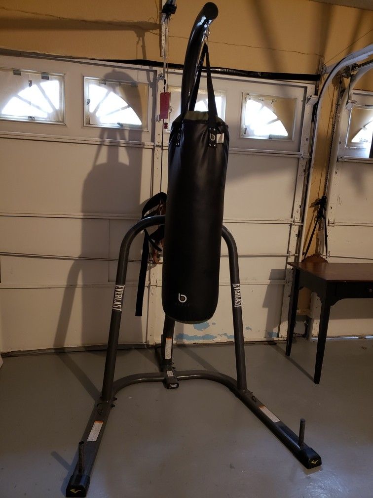 Punching bag with stand