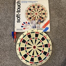 Vintage Sportcraft SOFT TOUCH Family Dart Game