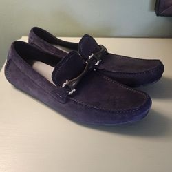 Ferragamo Suede Loafers (Size 10)