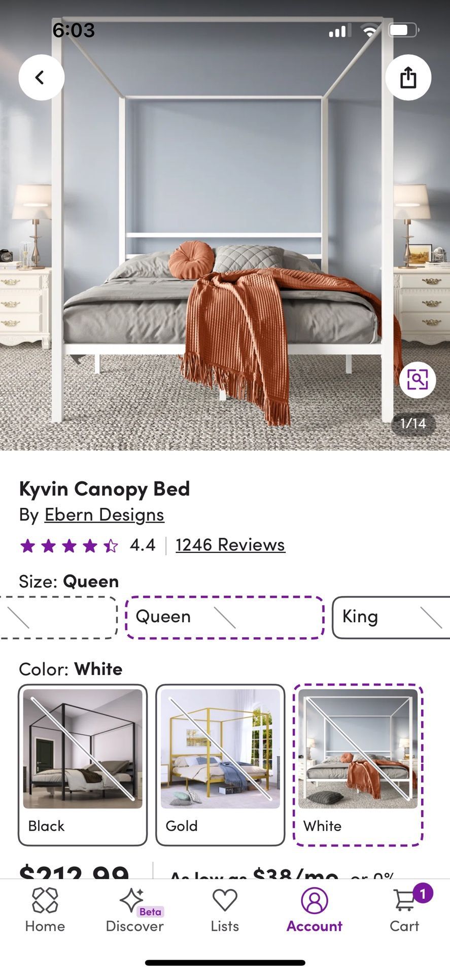 Wayfair Canopy Bed Queen Size