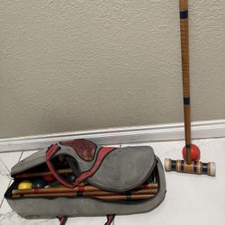 Croquet Wood Game Set