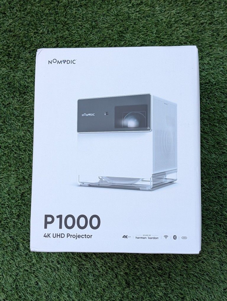 Nomvdic P1000 4K UHD Short Throw Projector | New | Gaming 4.2ms Lag