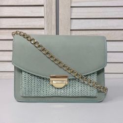 NWOT JustFab Mixed Material Shoulder Bag PRICE FIRM