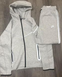 Grey reflective Nike tech