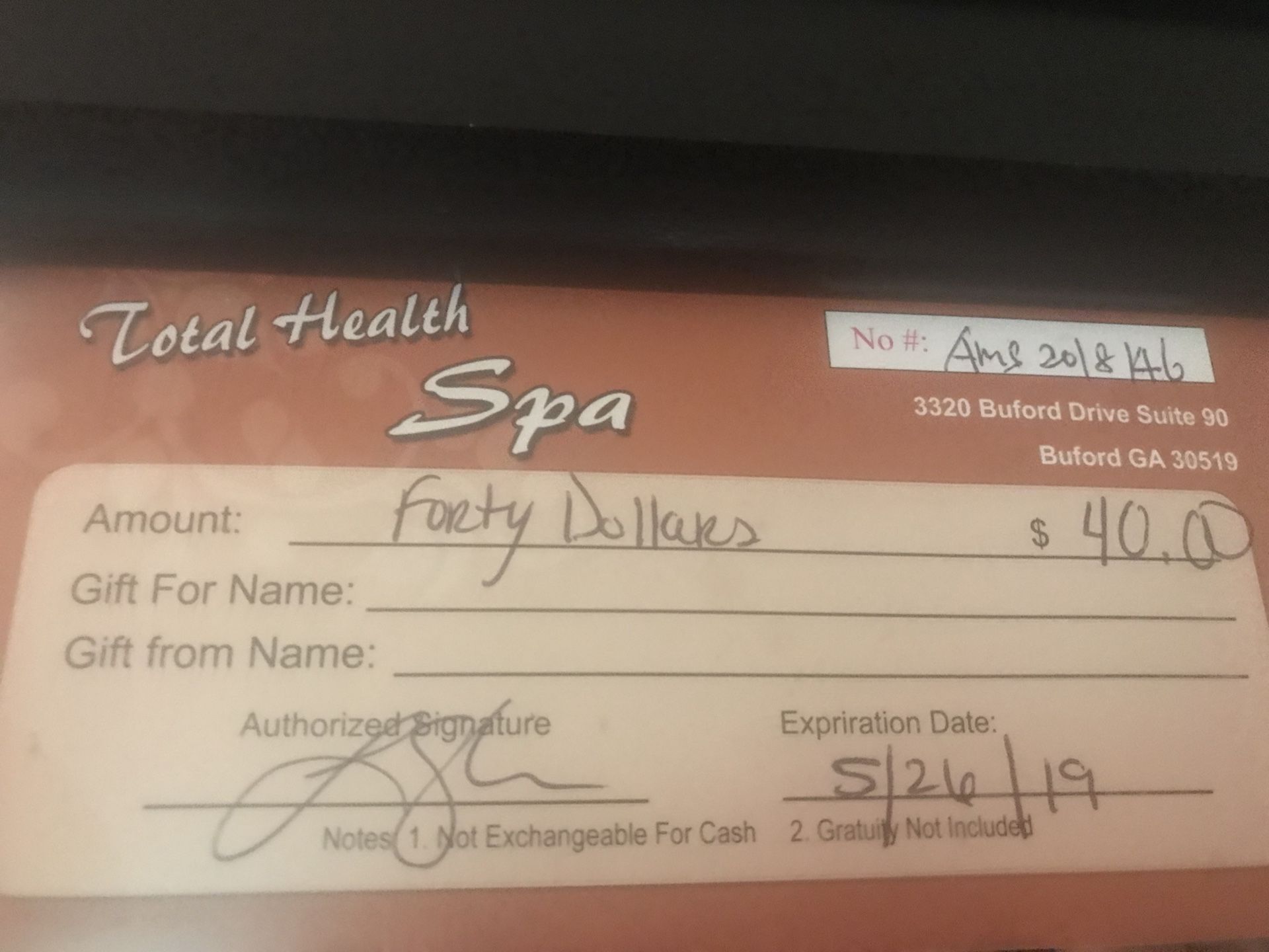 Massage gift certificate Near Mall of Georgia